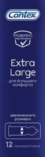 Презервативы Contex Extra Large Упаковка №12 произодства Рекитт Бенкизер