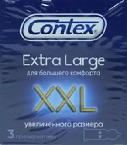 Презервативы Contex Extra Large Упаковка №3 произодства Рекитт Бенкизер