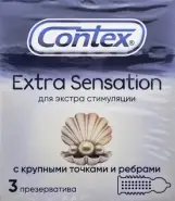 Презервативы Contex Extra sensation Упаковка №3 от Ваша аптека