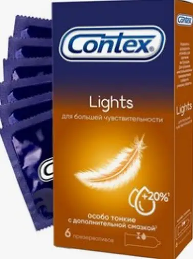 Презервативы Contex Lights Упаковка №6