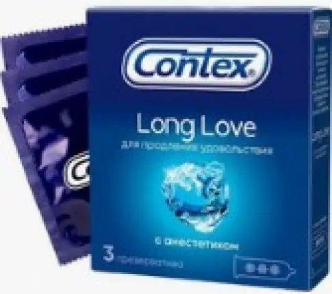 Презервативы Contex Long Love Упаковка №3 произодства АВК-Полифарм