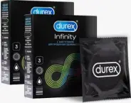 Презервативы Durex Infinity с анестетиком гладкие