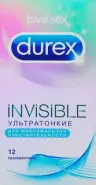 Презервативы Durex Invisible ультратонкие Упаковка №12 от ФАРМ ГАРМОНИЯ