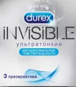 Презервативы Durex Invisible ультратонкие Упаковка №3 от Рекитт Бенкизер