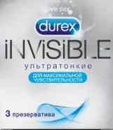 Презервативы Durex Invisible ультратонкие Упаковка №3 от Международная аптека
