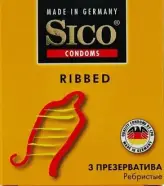 Презервативы Sico Ribbed ребристые