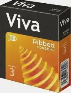 Презервативы Viva Ребристые