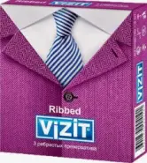 Презервативы Vizit ребристые