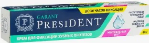 ПрезиДЕНТ крем для фиксации зубных протезов Туба 40г произодства Бетафарма