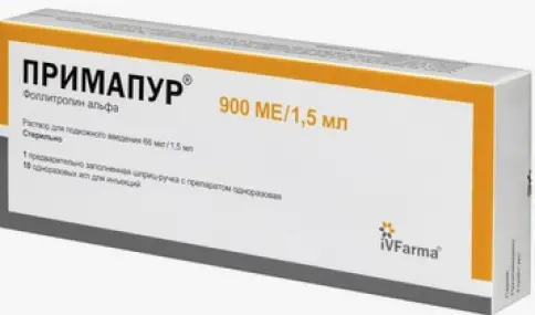 Примапур Флакон 66мкг 1.5мл №1 в Орехово-Зуево