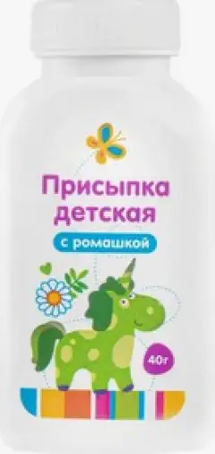 Присыпка детская с ромашкой Флакон 40г произодства Самарамедпром ОАО