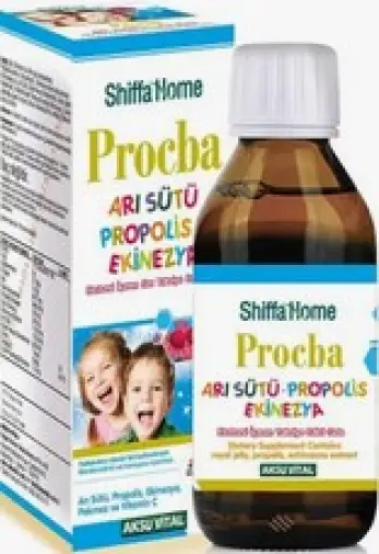 Прокба Детский сироп с маточным молочком, экстрактом прополиса и эхинацеи Procba Shiffa Home Флакон 100мл произодства Аксу Витал Догал