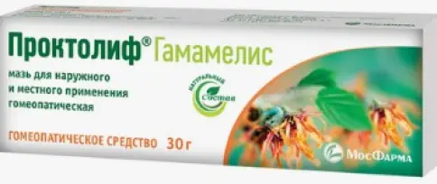 Проктолиф Гамамелис Мазь в тубе 30г