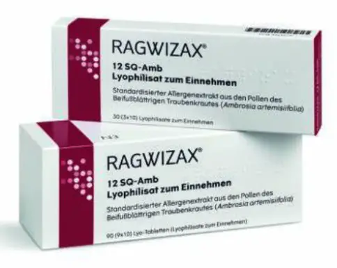 Рагвизакс Таблетки 12ЕД №90 произодства АЛК-Абелло АС