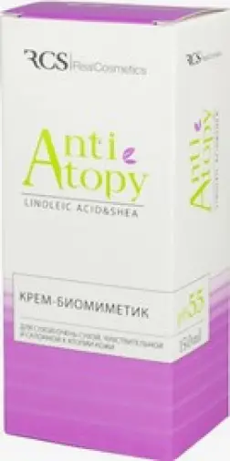 RCS Anti Atopy Крем-биомиметик для сухой и очень сухой кожи Туба 150мл произодства РеалКосметикс ЗАО