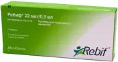 Ребиф Р-р д/п/к введ., шприц 22мкг 0.5мл №3 от Мерк