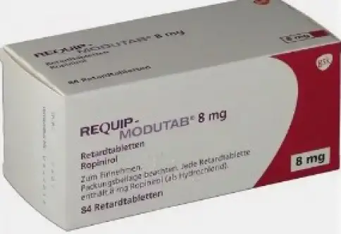Реквип Модутаб Таблетки 8мг №84 произодства ГлаксоСмитКляйн Трейдинг АО
