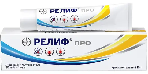 Релиф Про Крем в тубе 10г произодства Не определен