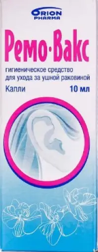 Ремовакс ср-во д/ухода за ушной раковиной Капли 10мл произодства ВИС ООО