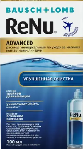 РеНю универсальный раствор для линз ReNu Advanced Флакон 100мл
