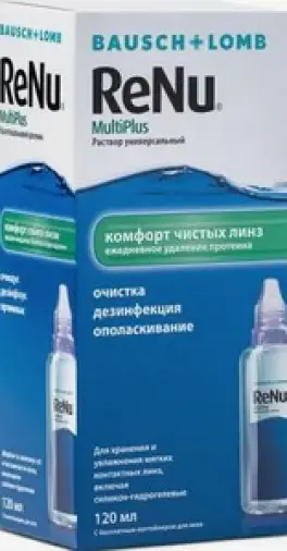 РеНю универсальный раствор для линз ReNu MultiPlus Флакон 120мл