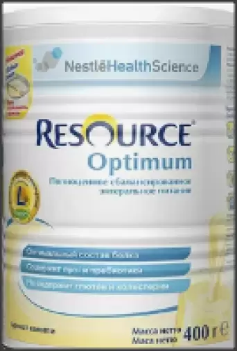 Ресурс Оптимум смесь д/диет.питания Банка 400г произодства Нестле