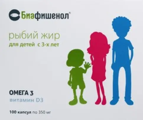 Рыбий жир Биафишенол Детский 3+