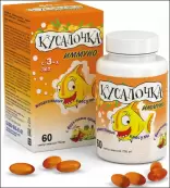 Рыбий жир Кусалочка Иммуно д/детей с 3-х лет Капсулы 750мг №60 от РеалКапс ЗАО