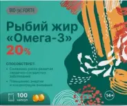 Рыбий жир Омега-3 20% BioForte
