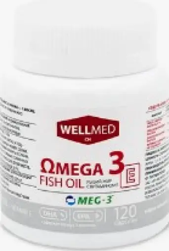 Рыбий жир Омега-3 с вит.Е Капсулы 260мг №120 в Долгопрудном