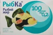 Рыбий Жир Рыбка Капсулы 200мг №100 от Багира ООО