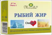 Рыбий жир с маслом зарод.пшен., шиповн.и облепихи Капсулы №100 от Мелиген ФП