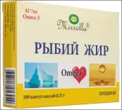 Рыбий жир Капсулы №100 от Мирролла ООО