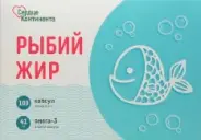 Рыбный жир Сердце Континента Капсулы 330мг №100 от МосАптека 1905г 15