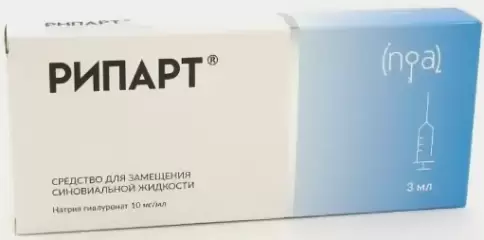 Рипарт средство д/замещения синовиальной жидкости Шприц 10мг/мл 3мл №1 произодства Ингал ООО