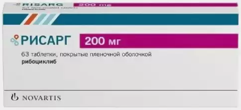 Рисарг Таблетки п/о №21х3 произодства Новартис