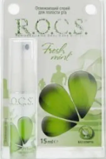 РОКС спрей для полости рта освежающий Флакон 15мл произодства ЕвроКосМед