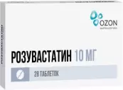 Розувастатин Таблетки 10мг №28 от Озон ФК ООО