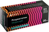 Розувастатин Таблетки 20мг №30 от Медисорб ЗАО