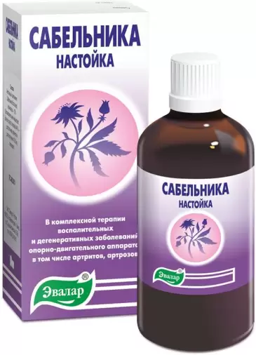 Сабельник Настойка Флакон 50мл произодства Эвалар ЗАО