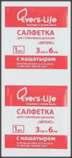 Салфетка д/стимул.дыхания (пр/обморочная) Салфетки №1 произодства Не определен