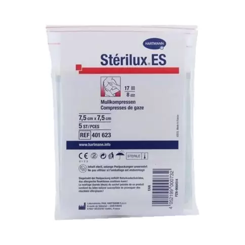 Салфетка марлевая стерильная Упаковка 7.5х7.5см №5