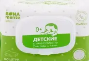 Салфетки влажные детские Бона менте Bona mente Упаковка №80 от ФАРМ ГАРМОНИЯ