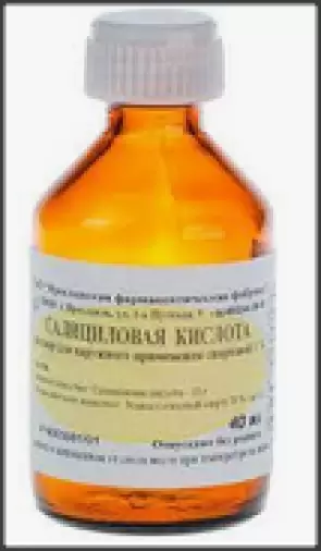 Салициловой к-ты спиртовой р-р Флакон 1% 40мл