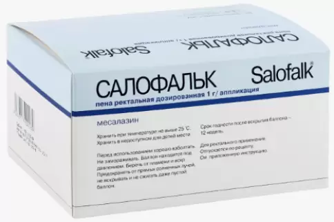 Салофальк Пена ректальная 1г/апплик.№14 (7доз) в Электростали
