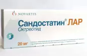 Сандостатин ЛАР Порошок д/инъекций 20мг + р-ль от Сандоз