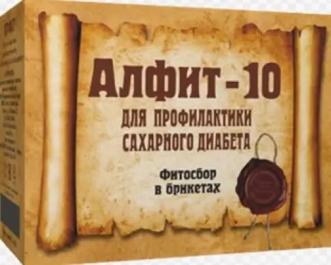 Сбор Алфит-10 для профил.сахарного диабета