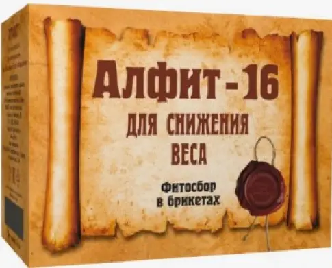 Сбор Алфит-16 для снижения веса Брикеты 2г №30х2