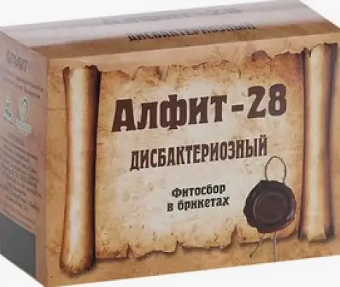 Сбор Алфит-28 при дисбактериозах Брикеты 2г №30х2