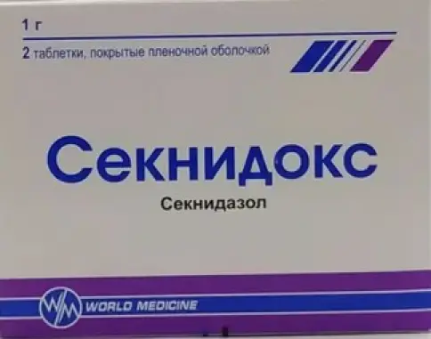 Секнидокс Таблетки 1г №2